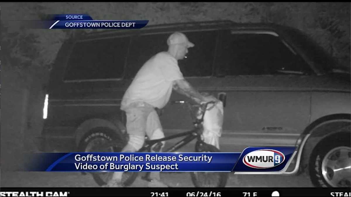 Goffstown police release surveillance video of suspected burglar