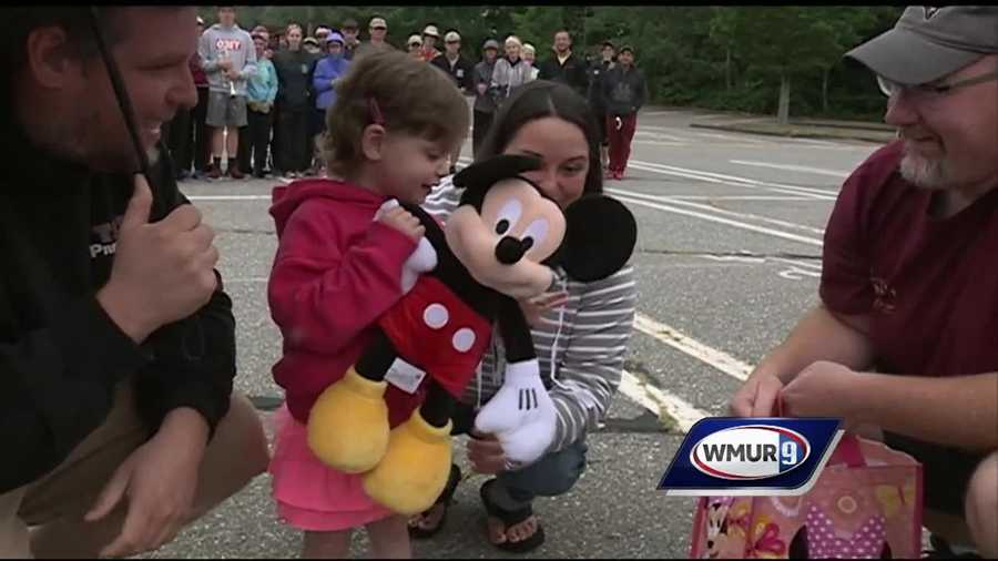 A Nashua girl was granted a trip to Disney after 2 years of battling a rare disease.