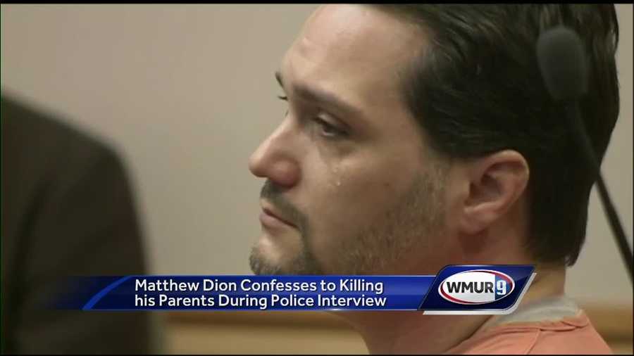 A man who admitted killing his parents and setting their home on fire showed little remorse when he confessed his crimes to police last year.