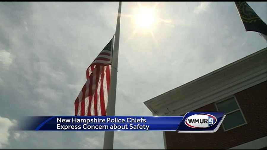 Members of law enforcement in New Hampshire expressed grief Monday for the families of officers killed in a shooting in Baton Rouge, Louisiana.