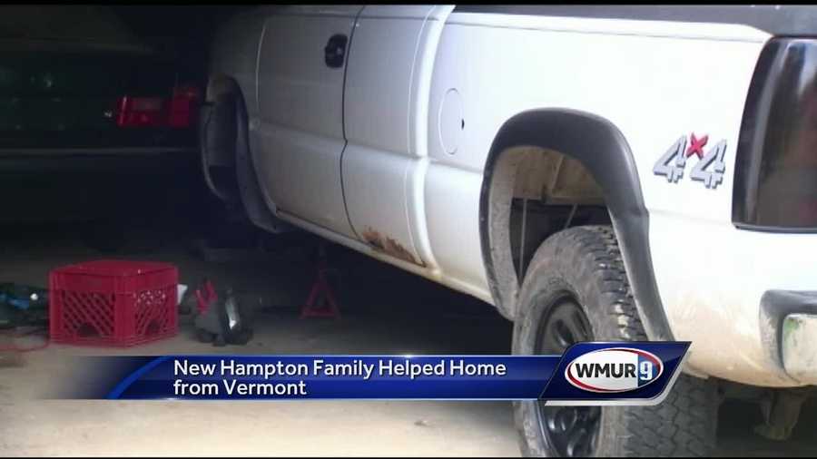 A New Hampton family is happy to be home, thanks to the help and generosity of some state troopers and a tow truck driver in Vermont.