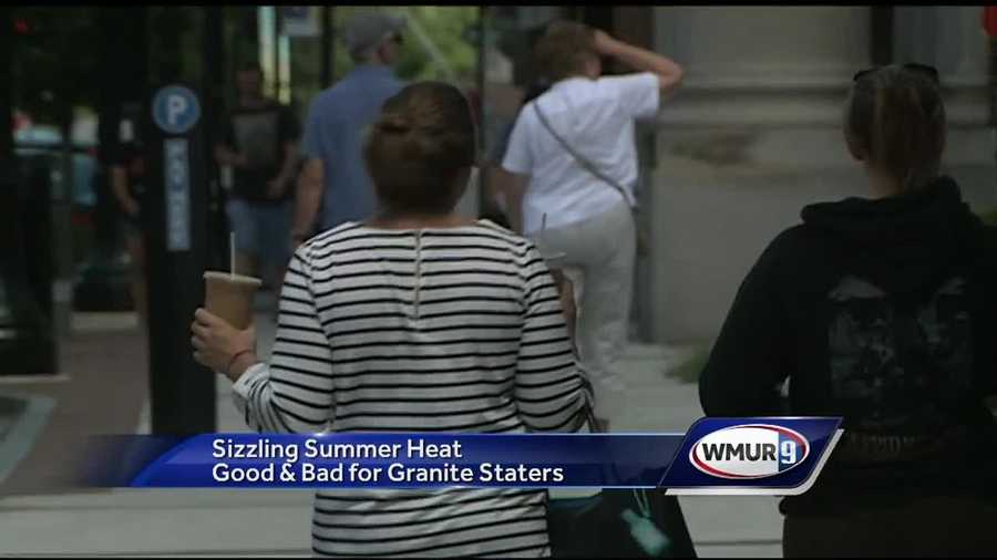 Temperatures reached the 90s for another day Tuesday in parts of New Hampshire, and Granite Staters were looking for ways to stay cool.