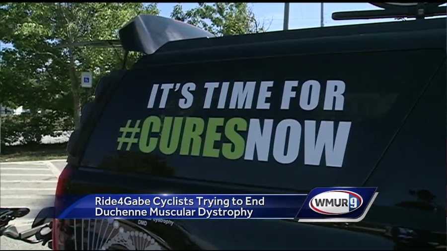 Cyclists are biking from Maine to Alabama to raise awareness and funds to find a cure for Duchenne Muscular Dystrophy in honor of a boy diagnosed with the disease.