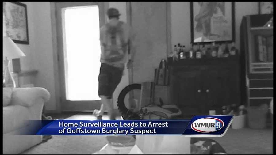 A man is facing burglary charges after he was accused of breaking into a Goffstown home Monday afternoon.