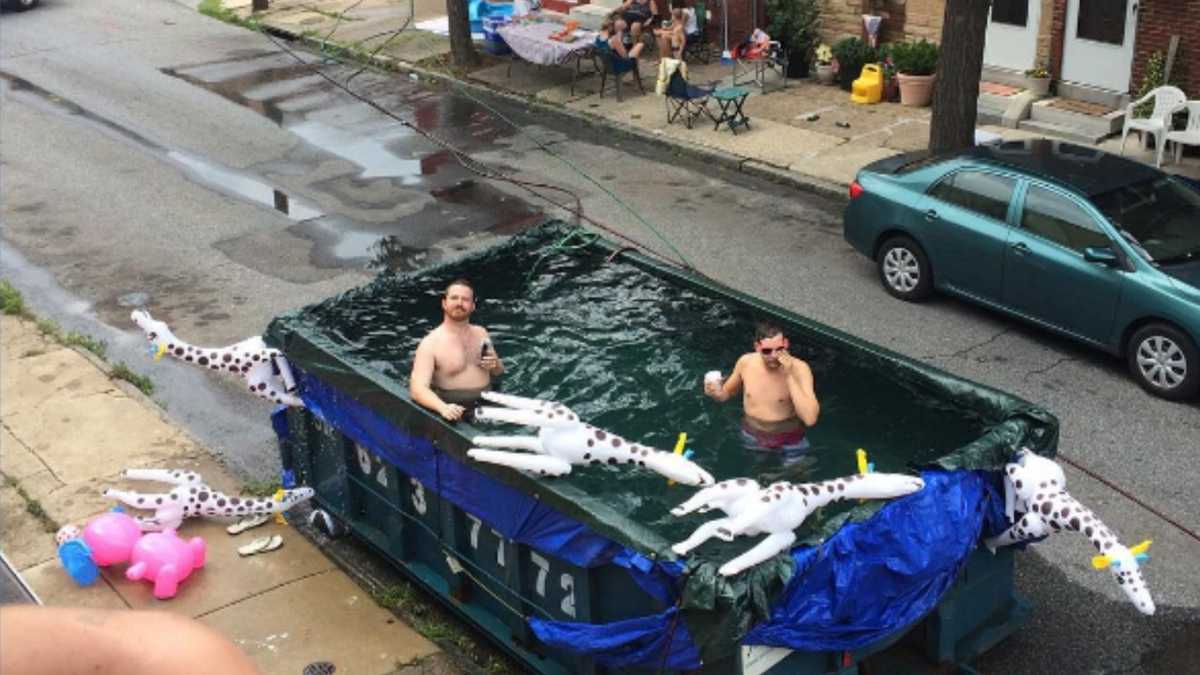 dumpster pool for sale