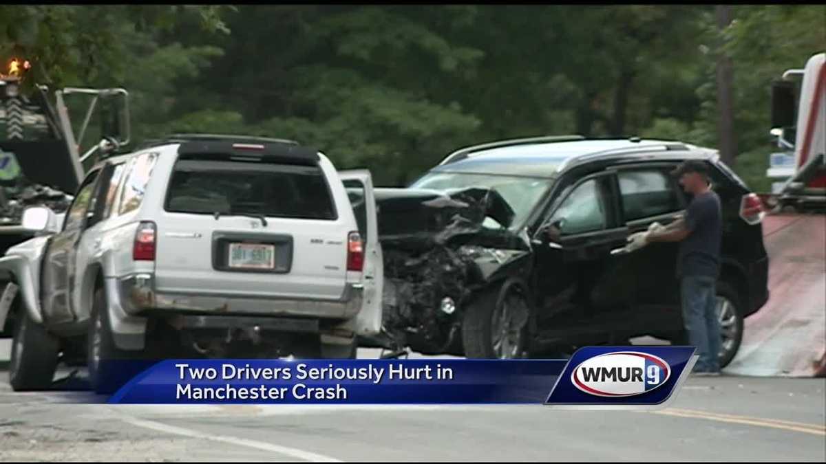 Both drivers seriously hurt in twocar accident in Manchester