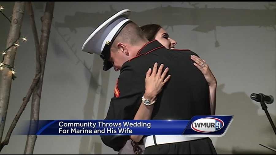 The Boys and Girls Club of Milford organized a surprised wedding for a marine and his wife who both met at the club years ago.