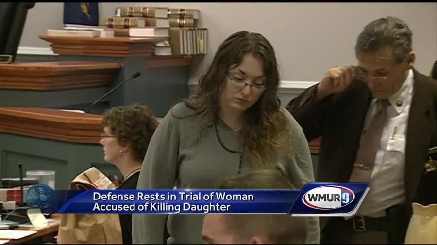 Defense rests in trial of woman accused of killing 3-year-old daughter