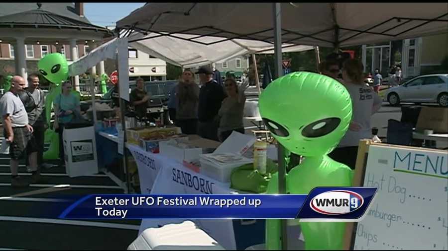 An out-of-this-world experience wrapped up Sunday with the conclusion of the Exeter UFO Festival.