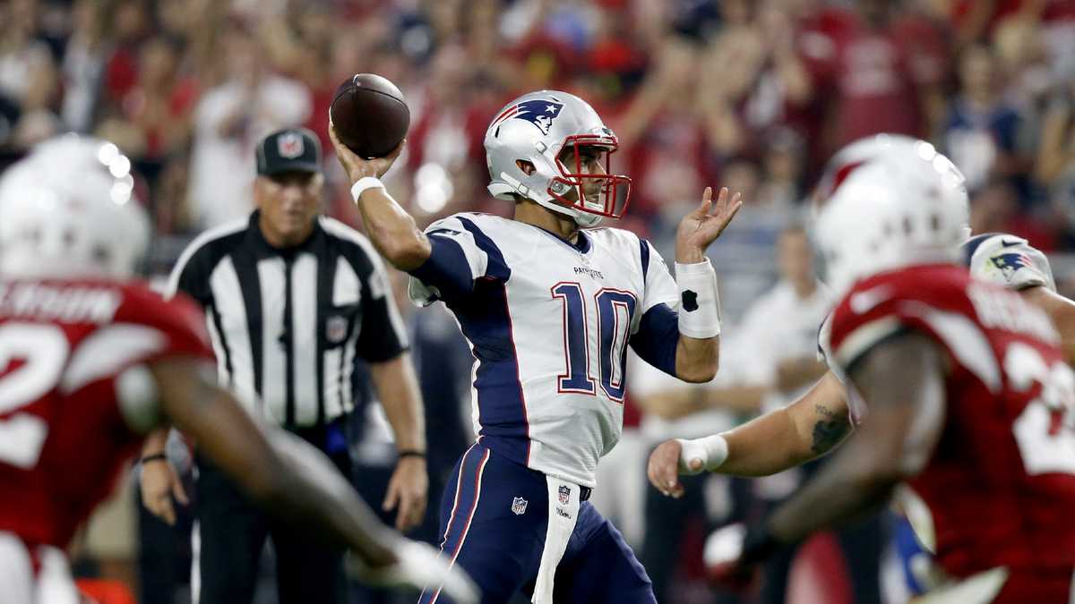 Jimmy Garoppolo Helps Patriots Beat Cardinals, 23-21 – Hartford Courant