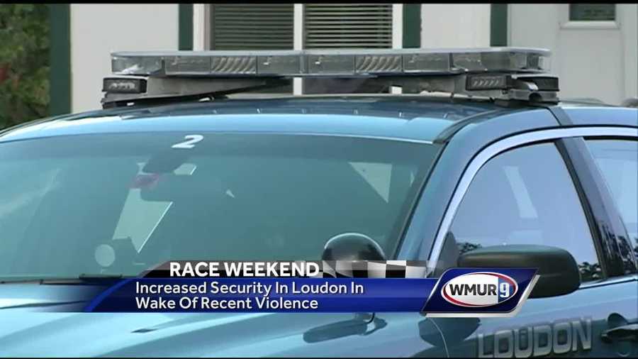 Authorities increase security at race track in wake of recent violence nationwide.