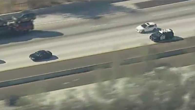 Man taken into custody after high-speed chase in California