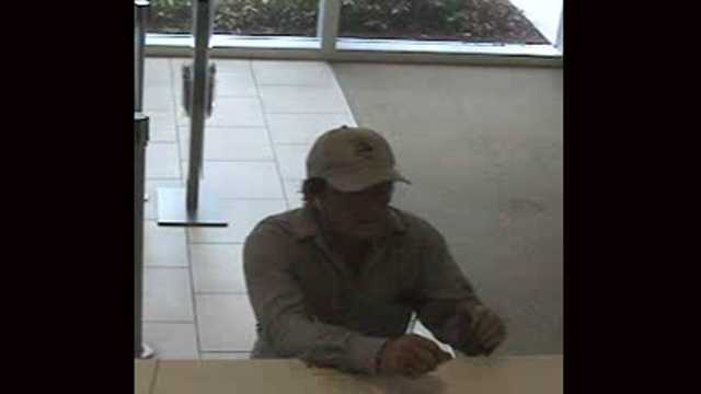 The FBI says this man robbed a Wells Fargo branch in Coral Springs.