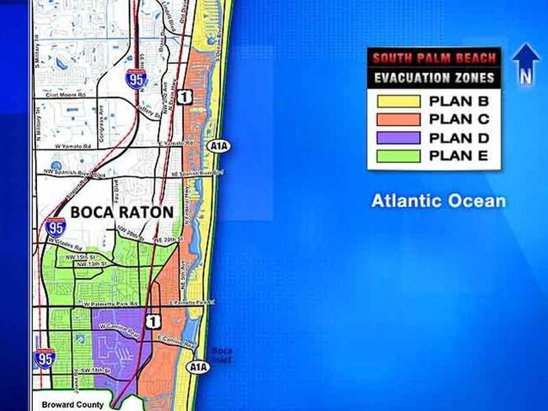 Evacuation Maps For Palm Beach County
