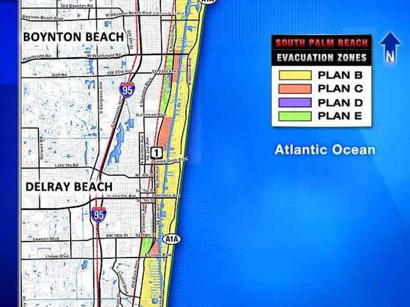 Evacuation Maps for Palm Beach County