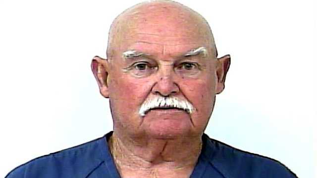 Seventy-five-year-old Donald Griffith is accused of punching his 70-year-old neighbor and leaving him with a bloody lip.