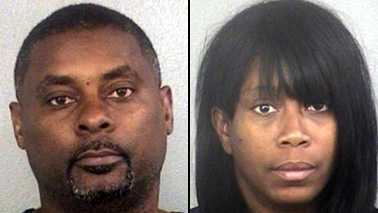 Sean Maxwell, 44, and his wife, Lorina Flint, 42, are accused of stealing bags from Fort Lauderdale-Hollywood International Airport and Miami International Airport on at least five separate occasions.