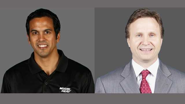 Erik Spoelstra and Scott Brooks are vying for their first NBA title. (NBA)