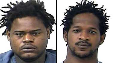 Johnterius Osbourne and Sharmarcko Evans each face multiple charges after police found 35 grams of marijuana and a gun inside Osbourne's home.
