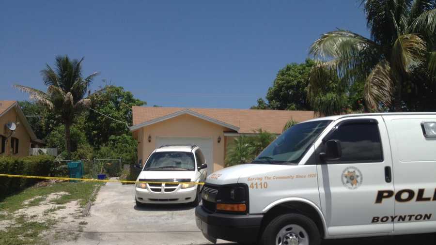 Police say a woman was found dead in the bedroom of this Boynton Beach home.