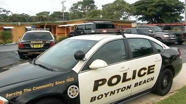 A man was in critical condition after he was shot at a motel room in Boynton Beach early Tuesday morning.