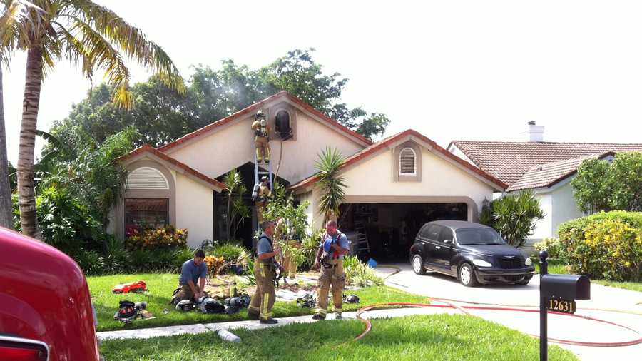 Five people, including three children, safely escaped a fire at this Wellington house.