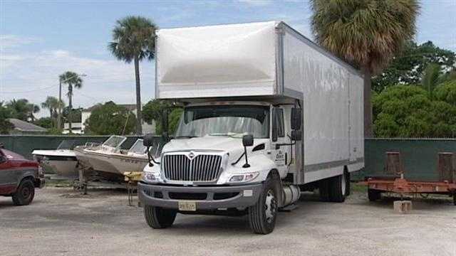 A man hired to drive a woman s furniture from her Coral Springs home to Oklahoma City told police he was beaten up and had his truck stolen, but the owner whose furniture wound in WPB isn t buying it.