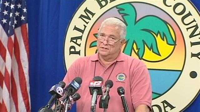 Vince Bonvento tells residents to "take this seriously" as Tropical Storm Isaac nears Florida.