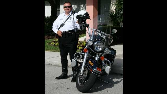 Jupiter Police Officer Bruce St. Laurent was killed while on motorcycle patrol in President Obama's motorcade on Sept. 9.