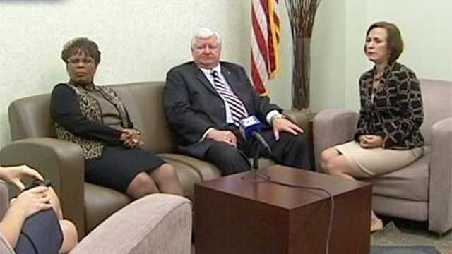 A trio of state Supreme Court justices visited Palm Beach County on Friday. (Photo: Kaan Pala/WPBF)