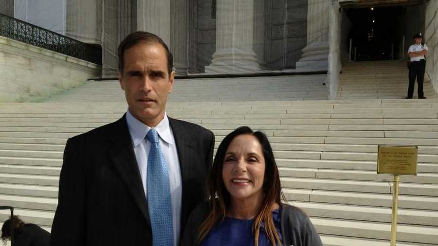 Fane Lozman in Washington D.C. while his case goes in front of the United States Supreme Court.