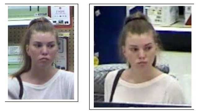 Police say this woman has been stealing video game controllers from Boynton Beach stores.