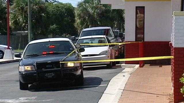 Police are investigating a stabbing at a McDonald's in Palm Springs.