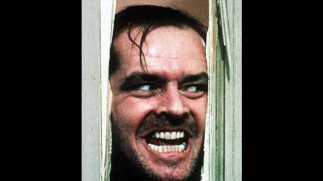 Jack Nicholson played The Overlook Hotel caretaker Jack Torrance in Stanley Kubrick's 1980 psychological thriller "The Shining."
