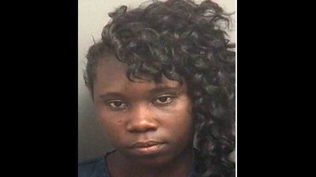 Darline Prudhomme is accused of using an elderly woman's debit card to make unauthorized purchases.