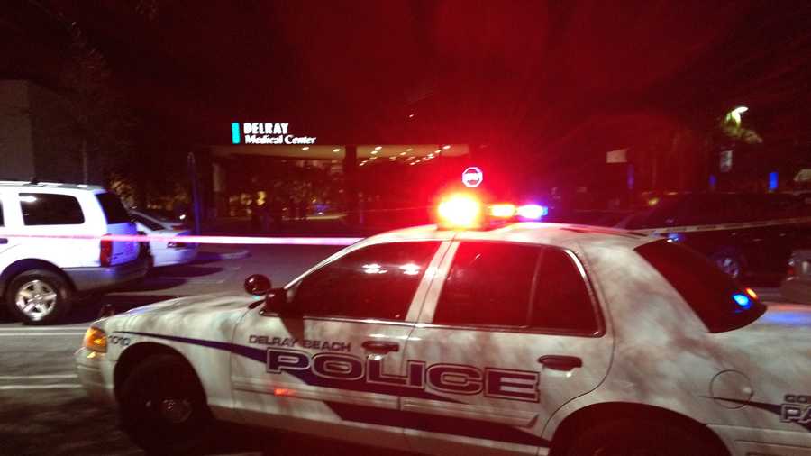Two people were shot in the parking lot outside the Delray Medical Center on Nov. 8. (Photo: Ari Hait/WPBF)