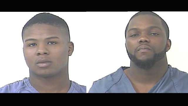 Dante Bradshaw and Demetrius Green face grand theft charges.
