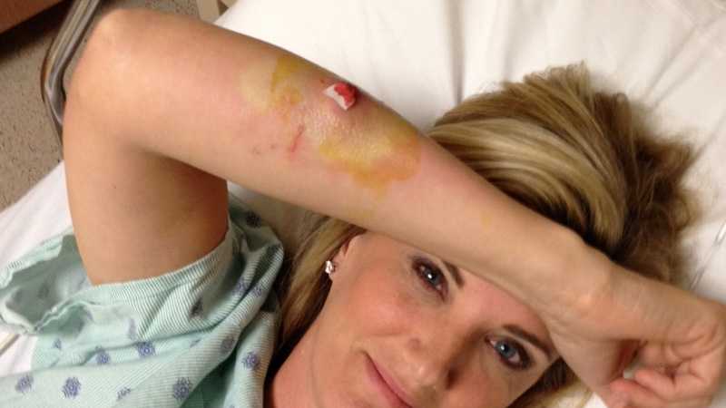Why was Tiffany Kenney in a hospital bed? Well, first of all, she's recovered, so that's good, but she battled MRSA for more than a week this month.