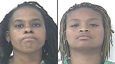 Ashley Anderson (left) and Shautaka Goode are charged with grand theft.