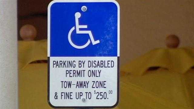 Handicapped parking violators face a second-degree misdemeanor punishable by a $250 fine and up to 6 months in jail.