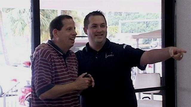 Chris Ninos was surprised by his bosses with a new car in early December. Find out why they gave it to him right here.