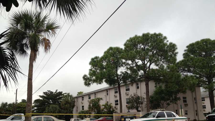 Two bodies were found inside a car at this apartment complex off Mango Drive.