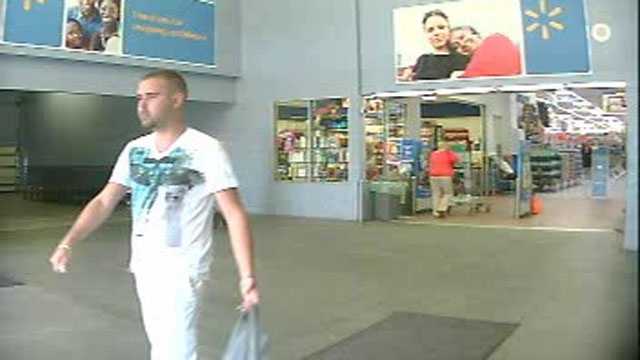 Police say this man used fraudulent credit cards to purchase gift cards and other items from a Walmart in Port St. Lucie.