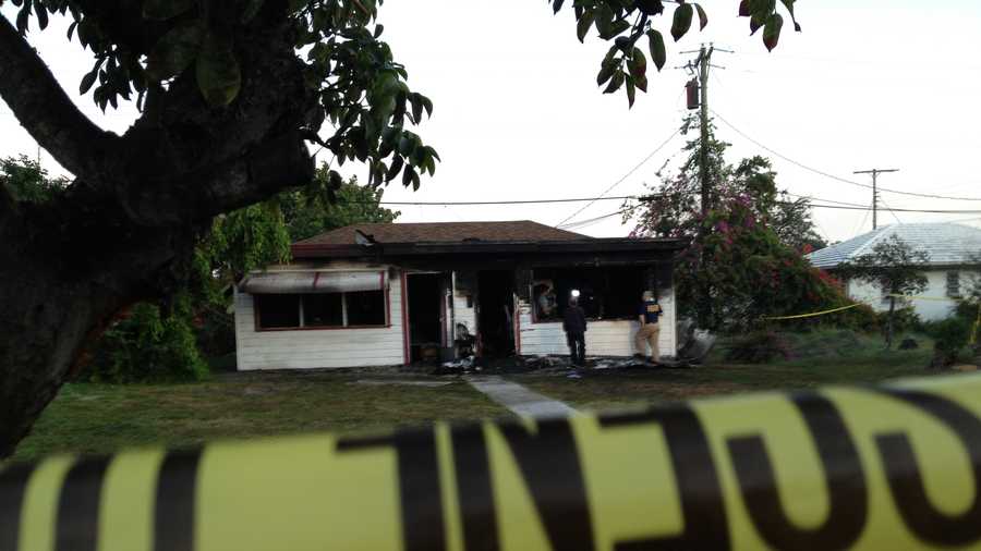 A man's body was found inside this home after a fire.