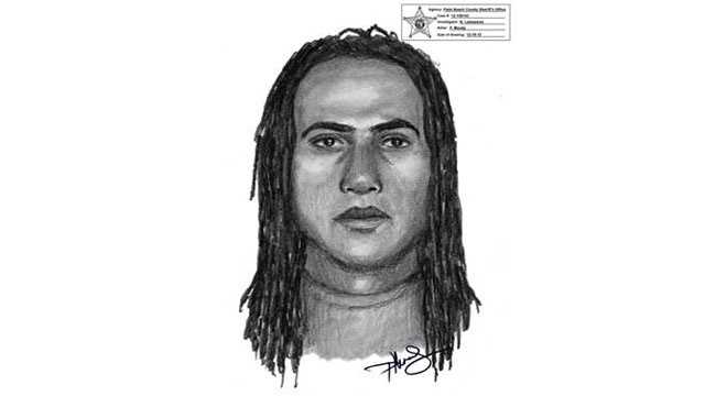 Sheriff's detectives released this sketch of a man who robbed a delivery truck driver in West Palm Beach.