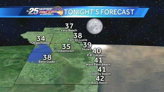 WPBF 25 severe weather expert Mike Lyons says a wind chill advisory is in effect during the overnight hours.