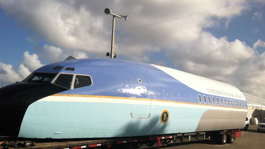 This Air Force One replica will be on display at the South Florida Fair.