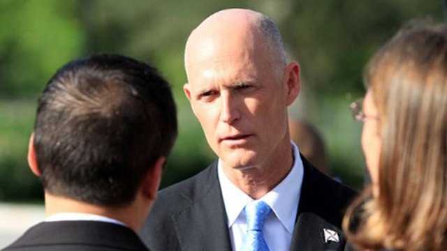 Gov. Rick Scott will be greeted by Satanist supporters outside his office Jan. 25. (Photo: John P. Wise/WPBF)