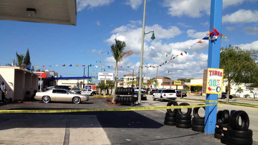 Police are investigating a shooting in West Palm Beach.