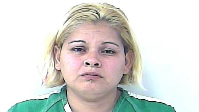 Maria Zapeta, also known as Maria Guerrero, is accused of hitting her husband with a frying pan.